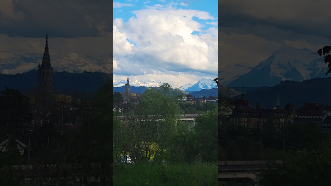 Spring Bern view 🤩 #switzerland #travel #bern
