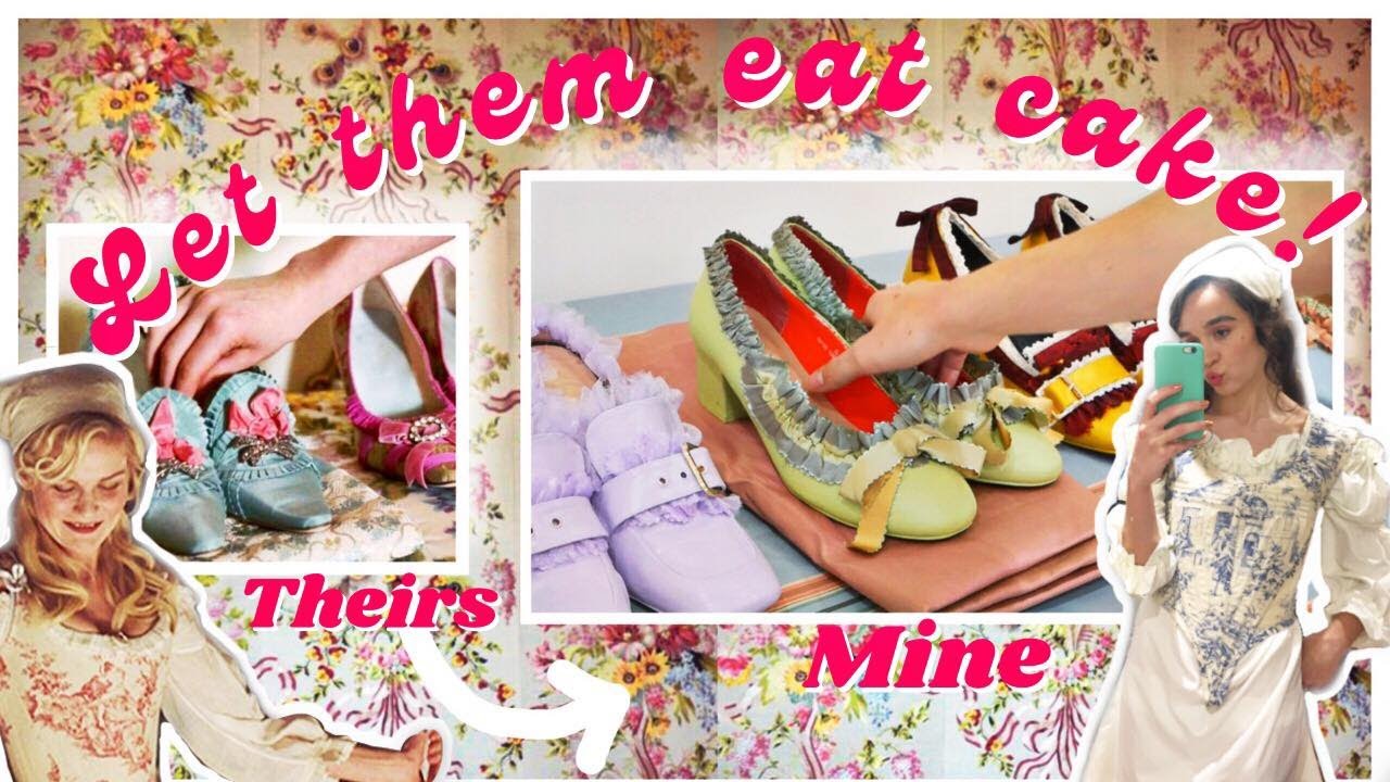 Fantasy bounding thrift flip - Recreating Manolo Blahnik's Marie Antoinette shoes
