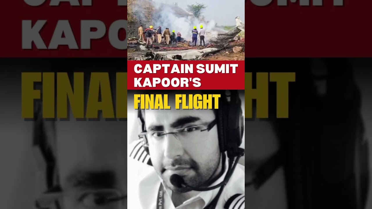 A lifetime in the skies came to a tragic end  Captain Sumit Kapoor’s final flight near Baramati.
