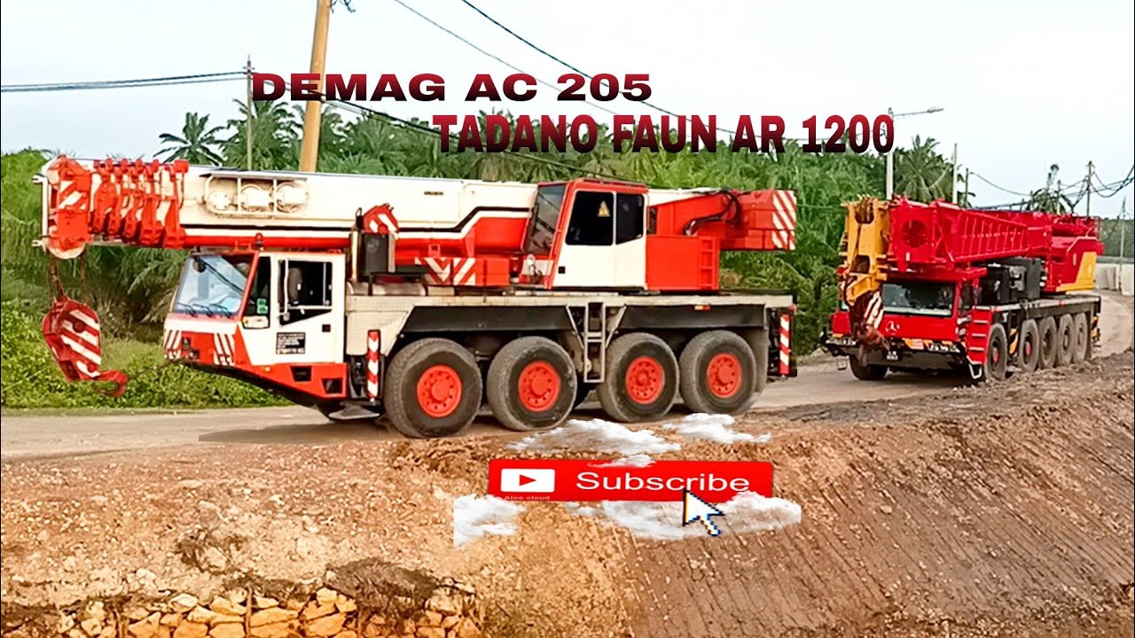 DEMAG AC 205 & TADANO FAUN AR 1200