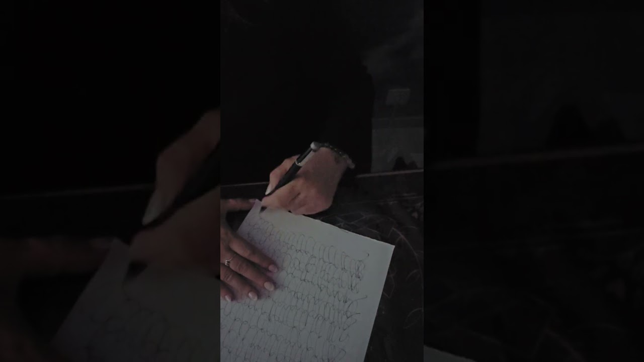 Una scrittura dal cielo...per qualcuno di voi...