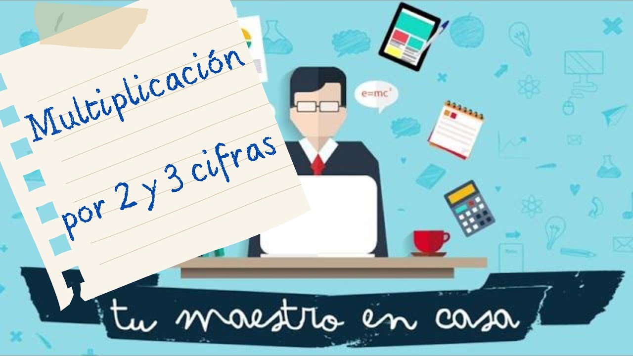 Multiplicación por dos y tres cifras. TU MAESTRO EN CASA
