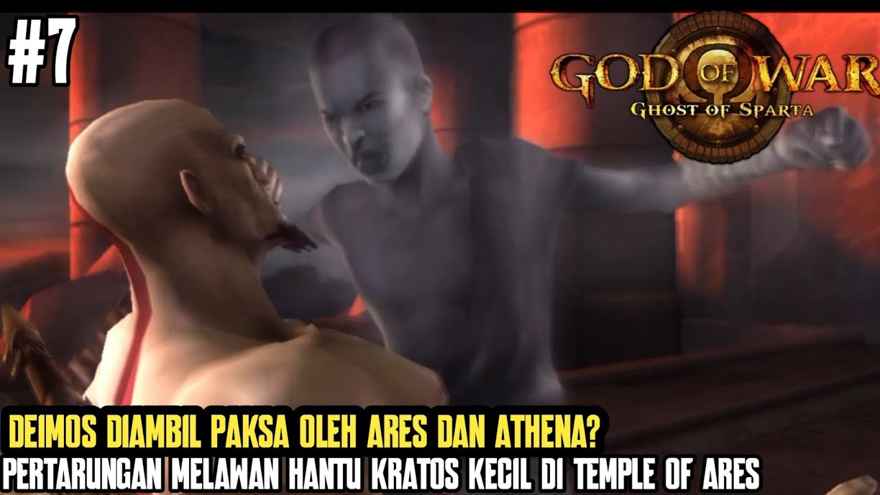 Pertarungan melawan Hantu Masa kecil Kratos!!! - God of War Ghost of sparta Walkthrough Part 7
