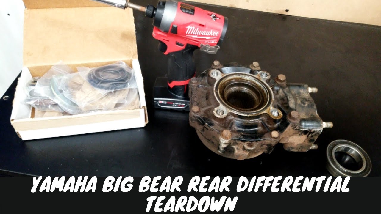 Yamaha Big Bear Rear Differential Teardown