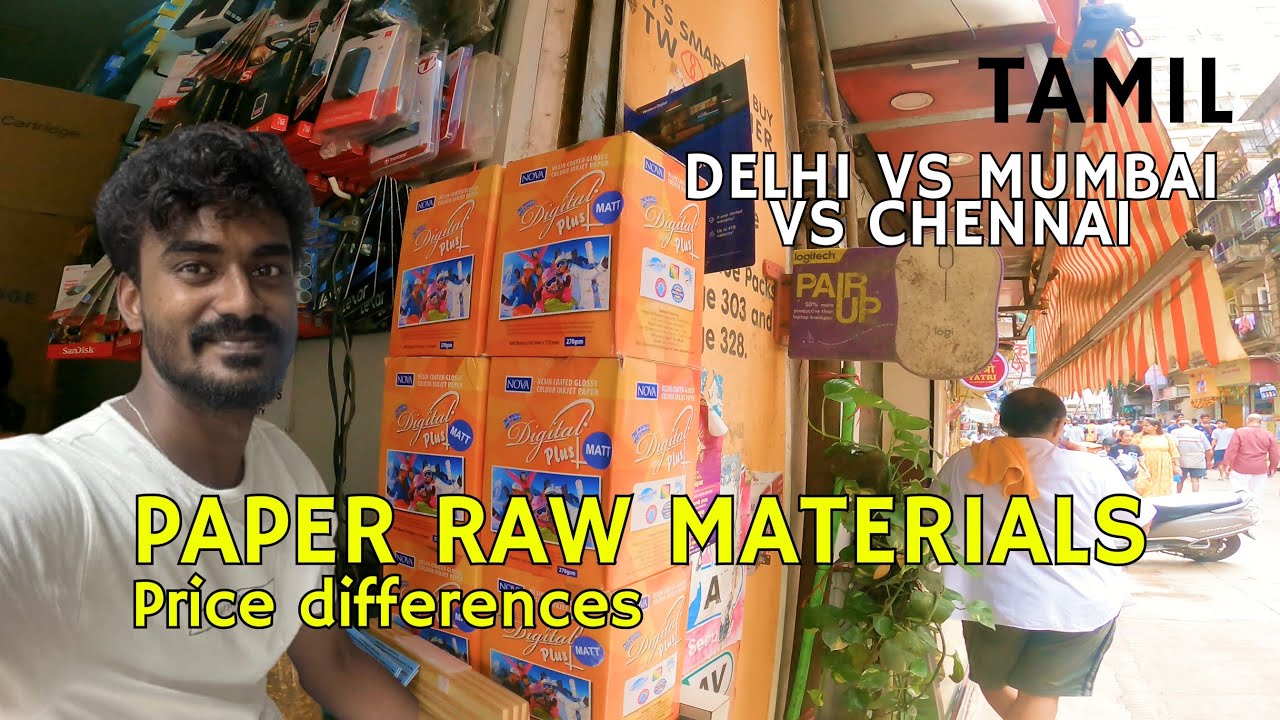 Paper Market Secrets EXPOSED! 😱 Mumbai vs Delhi vs Chennai Price War 💸 | Mumbai Series | TAMIL