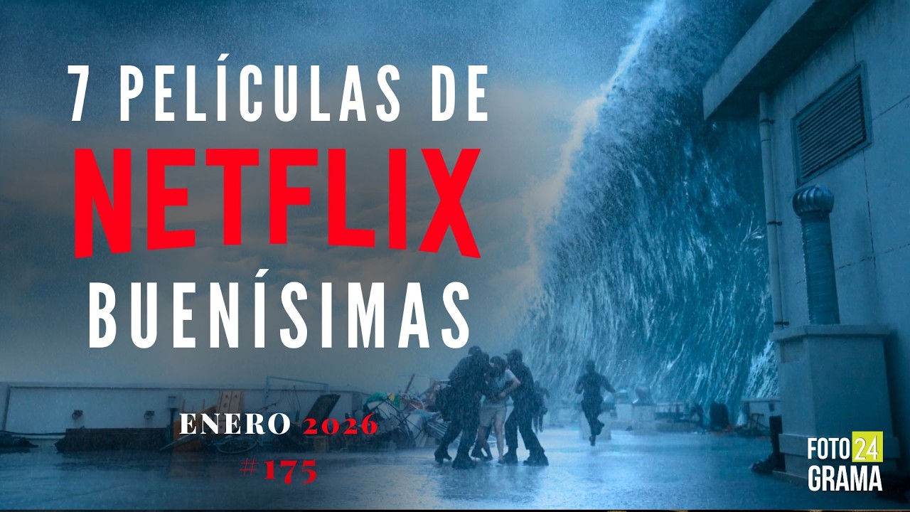 &iquest;No sabes qu&eacute; ver el FIN DE SEMANA? 7 Buenas Pel&iacute;culas en Netflix | Fotograma 24 con David Arce