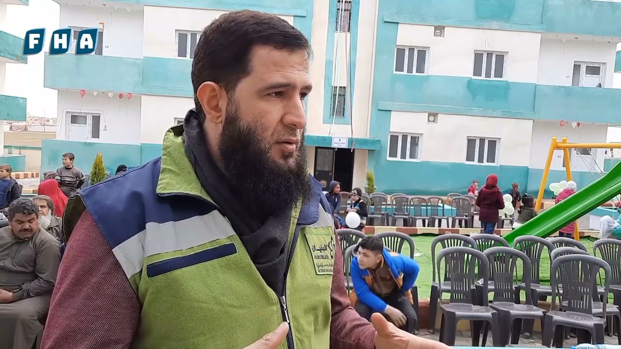 منظمة البنيان المرصوص تفتتح المرحلة الأولى من مشروع قرية السلام الكويتية بريف جرابلس