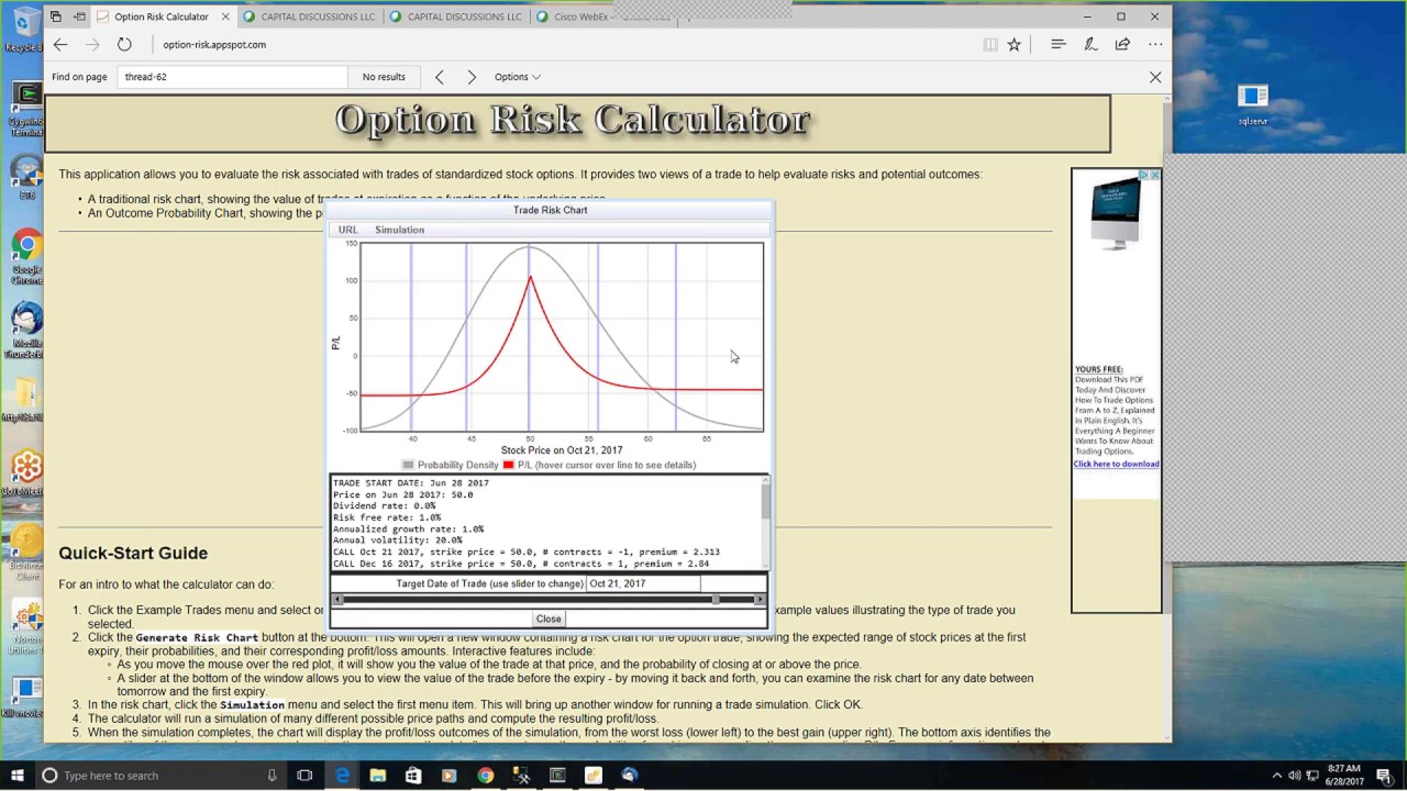 Road Trip with Nathan Meyers - Option Risk Calculator - June 28, 2017