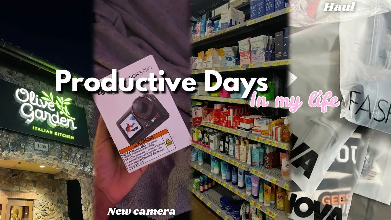 VLOGMAS EP3* Productive Days in my life || new camera?? || Walmart run || clothing haul + more 