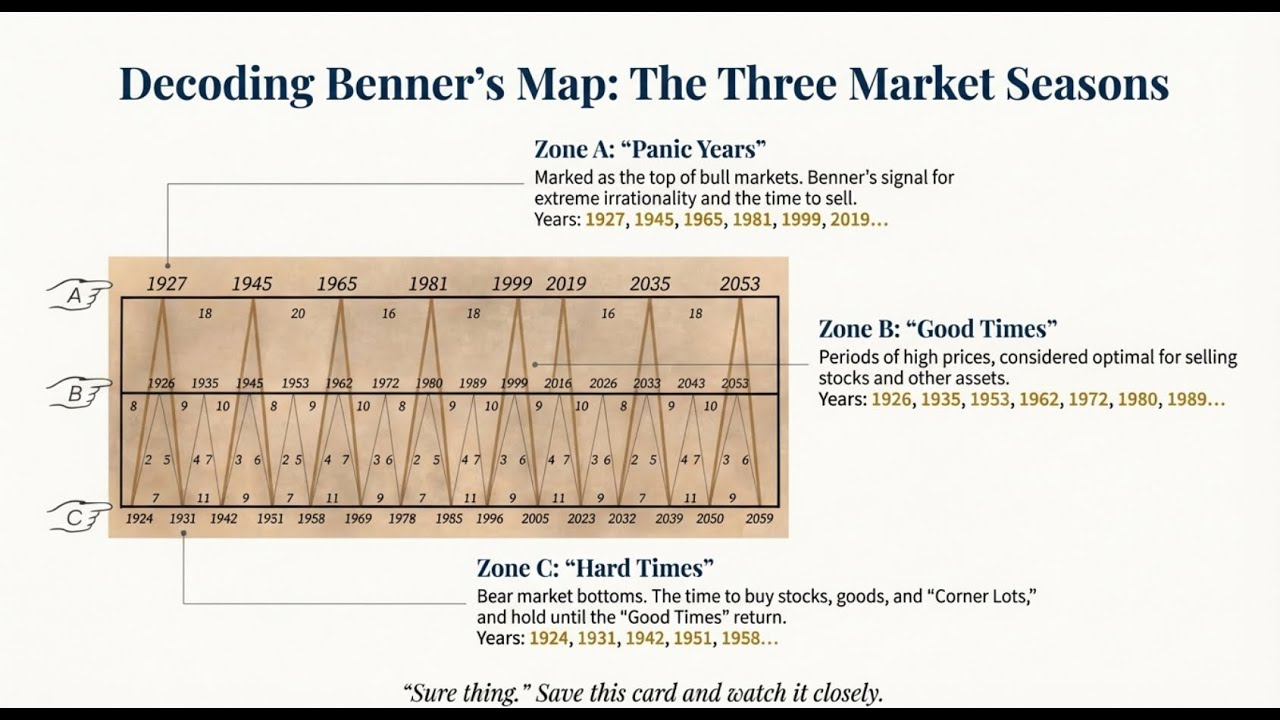 Benner's Cycle vs. AI Bubble: Will 2026 Be the Ultimate Market Peak?