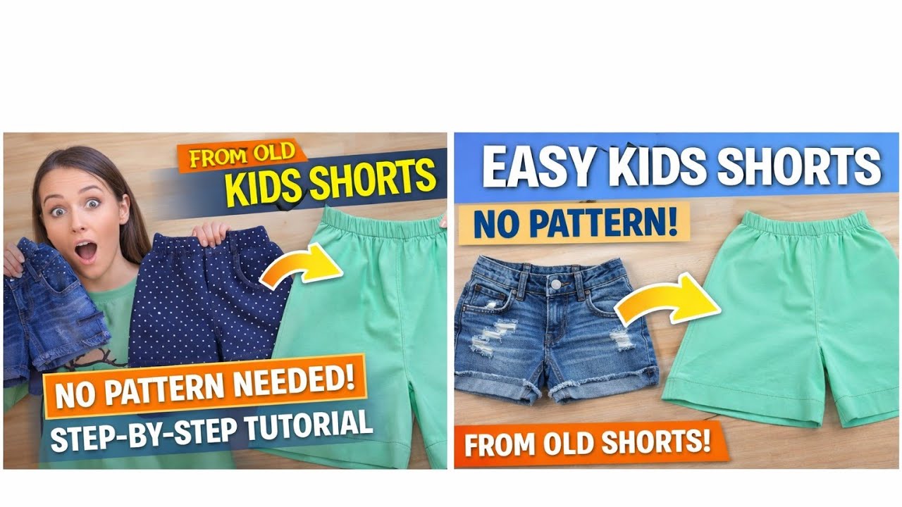NO PATTERN KIDS SHORTS
