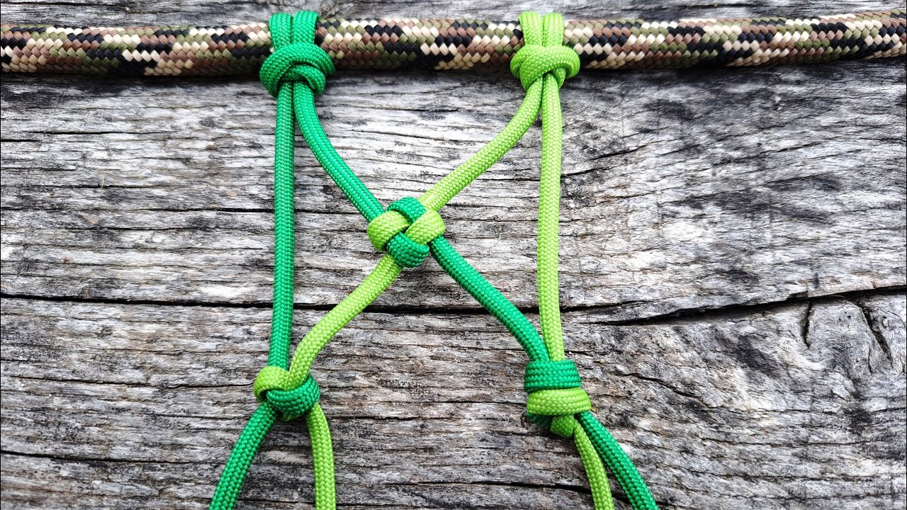 3 Knots You Need to Know When Making a Net - Modified Snake Knot - Square Knot -Double Overhand Knot