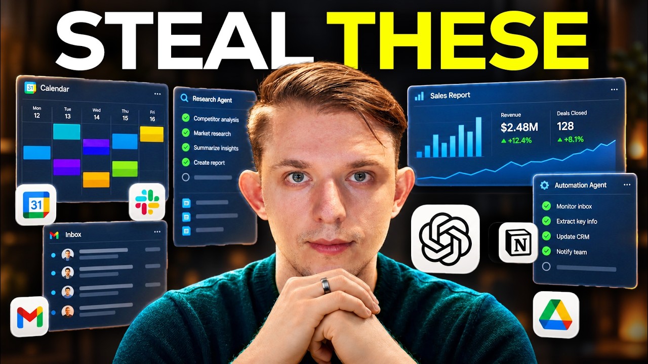 8 агентов ChatGPT, которые работают за меня (забирайте себе)