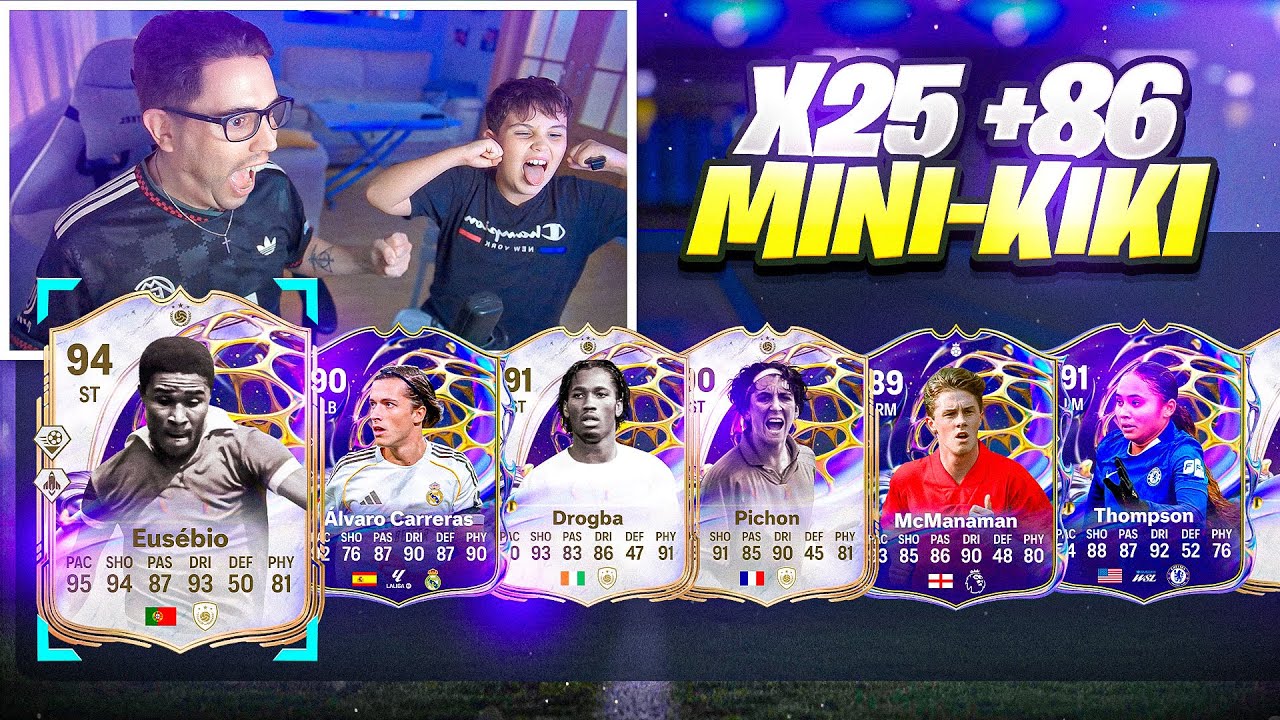 MINIKIKI ABRE SU 25 JUGADORES 86+ DE 6 TOKENS EN FC26 !!!
