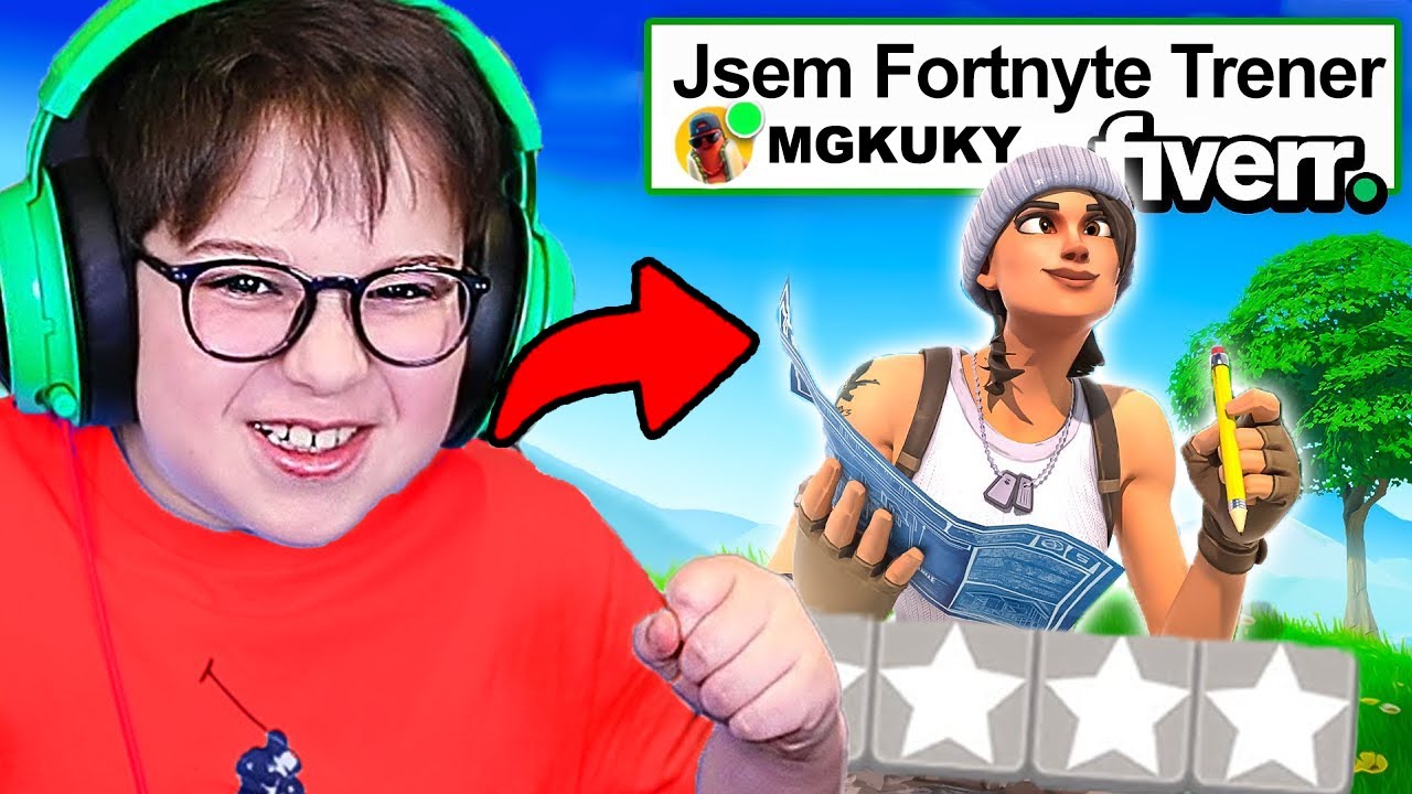 KOUPIL JSEM FORTNITE TREN&Eacute;RA A VYTROLIL HO🤫