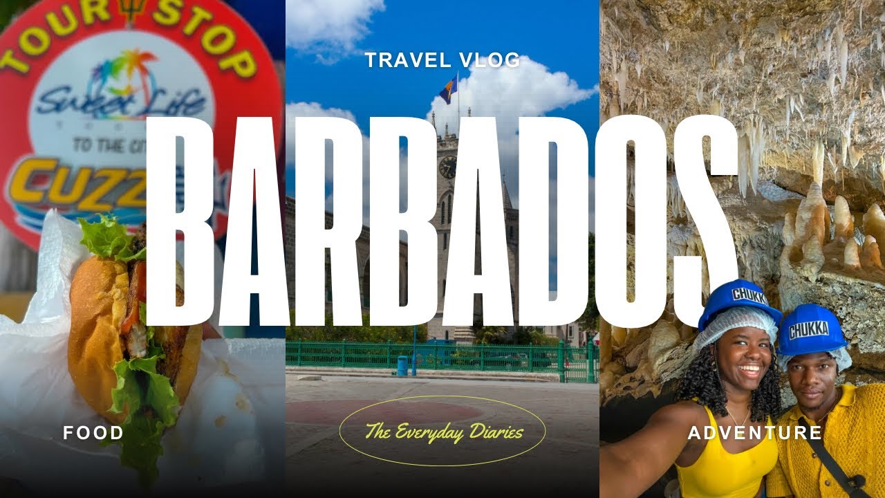 BARBADOS travel vlog | Harrison's Cave Adventure, Food Spots + MORE!