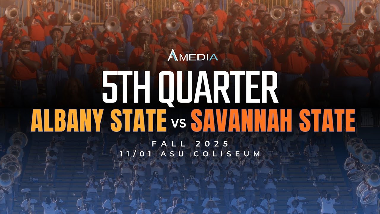 Albany State vs Savannah State 5th Quarter | 2025 | 4K 2160p 🔥🎥🎬‼️
