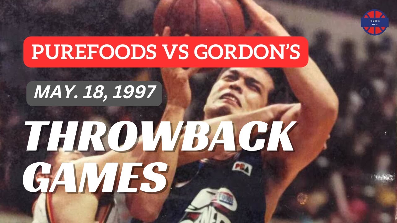 GORDON'S GIN vs PUREFOODS | May 18, 1997 | AFC Finals Game 3 | Manila Clasico
