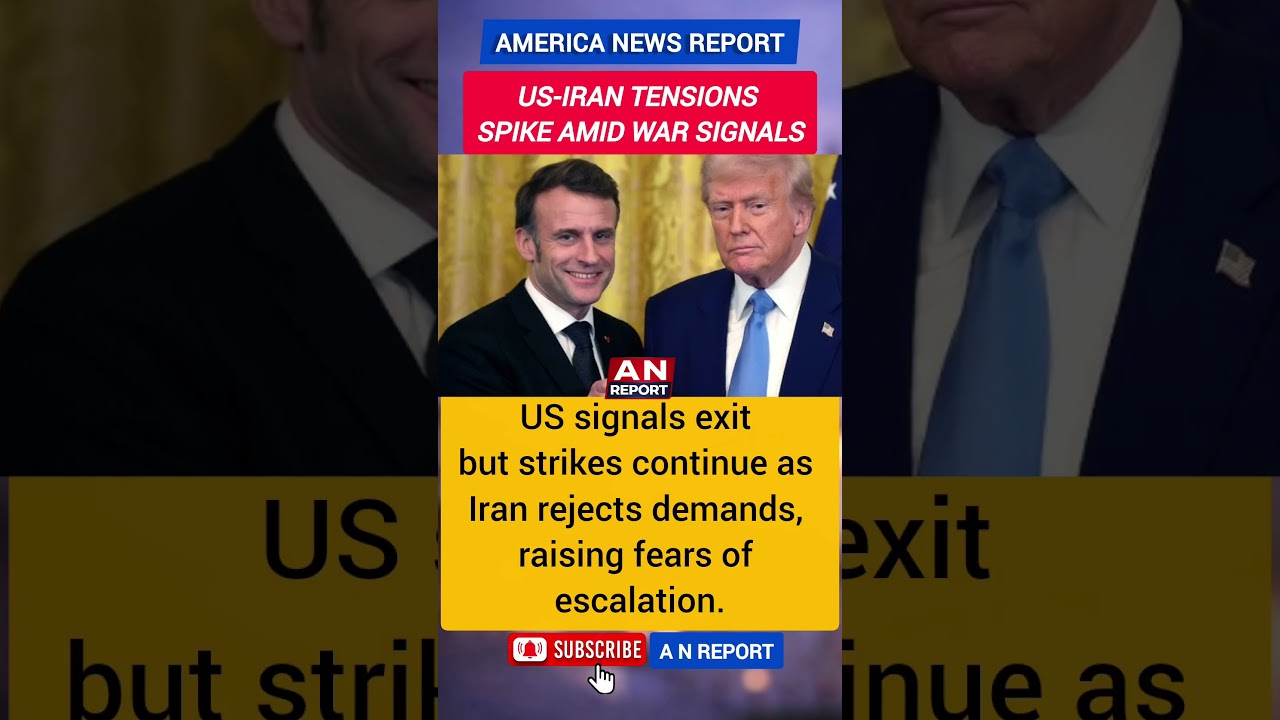 US Signals Iran Exit But Strikes Continue | Talks Fail, Tensions Rise | War Uncertainty | A N REPORT