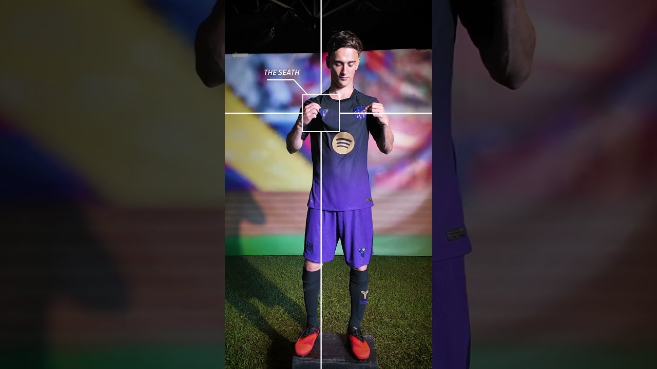 A closer look at the new Bar&ccedil;a skin. 🔎 #shorts #fcbarcelona