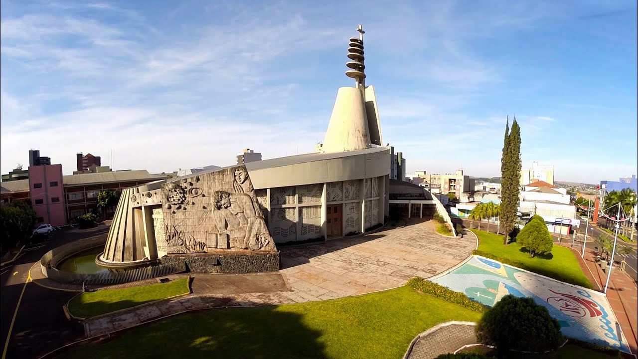 Catedral Cristo Rei __ Toledo __ Drone