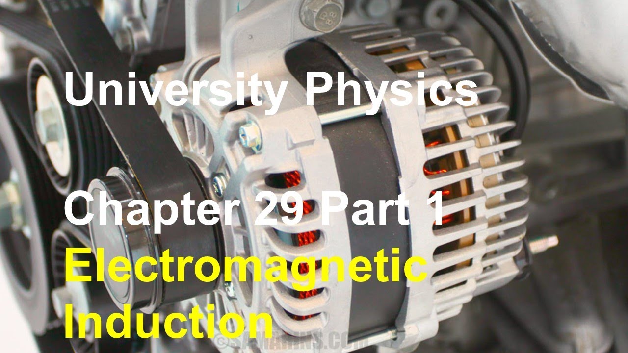 University Physics - Chapter 29 (Part 1) Electromagnetic Induction, EMF, Faraday's Law, Lenz's Law