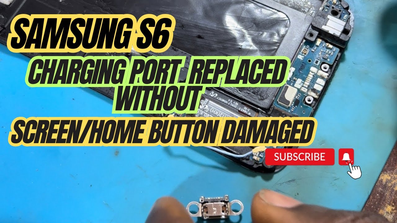 Lastest Method To Replace Samsung Galaxy S6 Charging Port Without Damaging The Screen Or Home Button