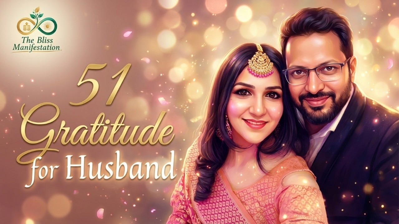 51 Ways to Show Love to Your Husband 💝 Hindi Gratitude Affirmations |The Bliss Manifestation | Viral