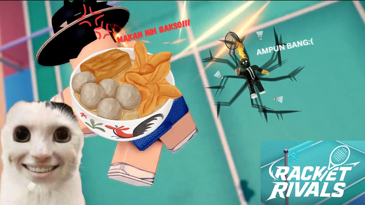 DUO MISTERIUS MAIN BADMINTON!!! Roblox Racket Rivals Indonesia