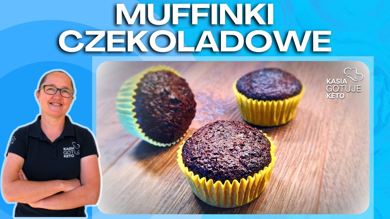 Kasia Gotuje Keto -  Muffinki czekoladowe