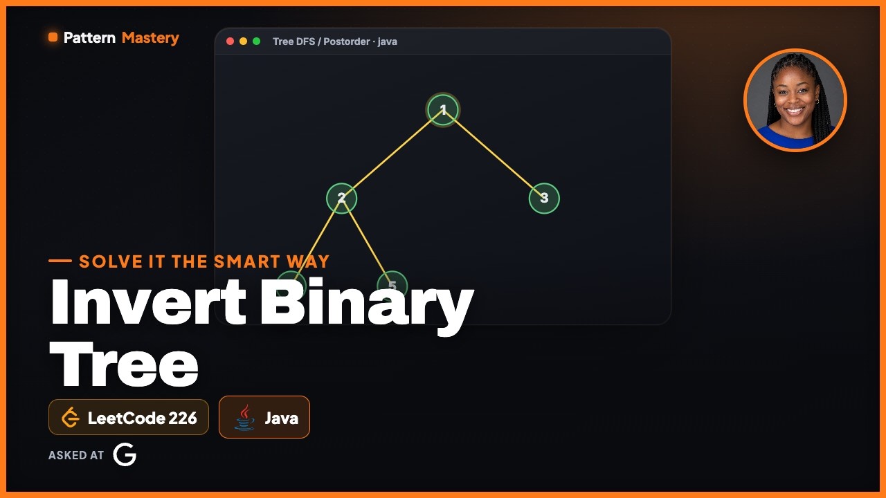 [Java] Invert Binary Trees - Leetcode 226 -- Illustrated! | Pattern Mastery