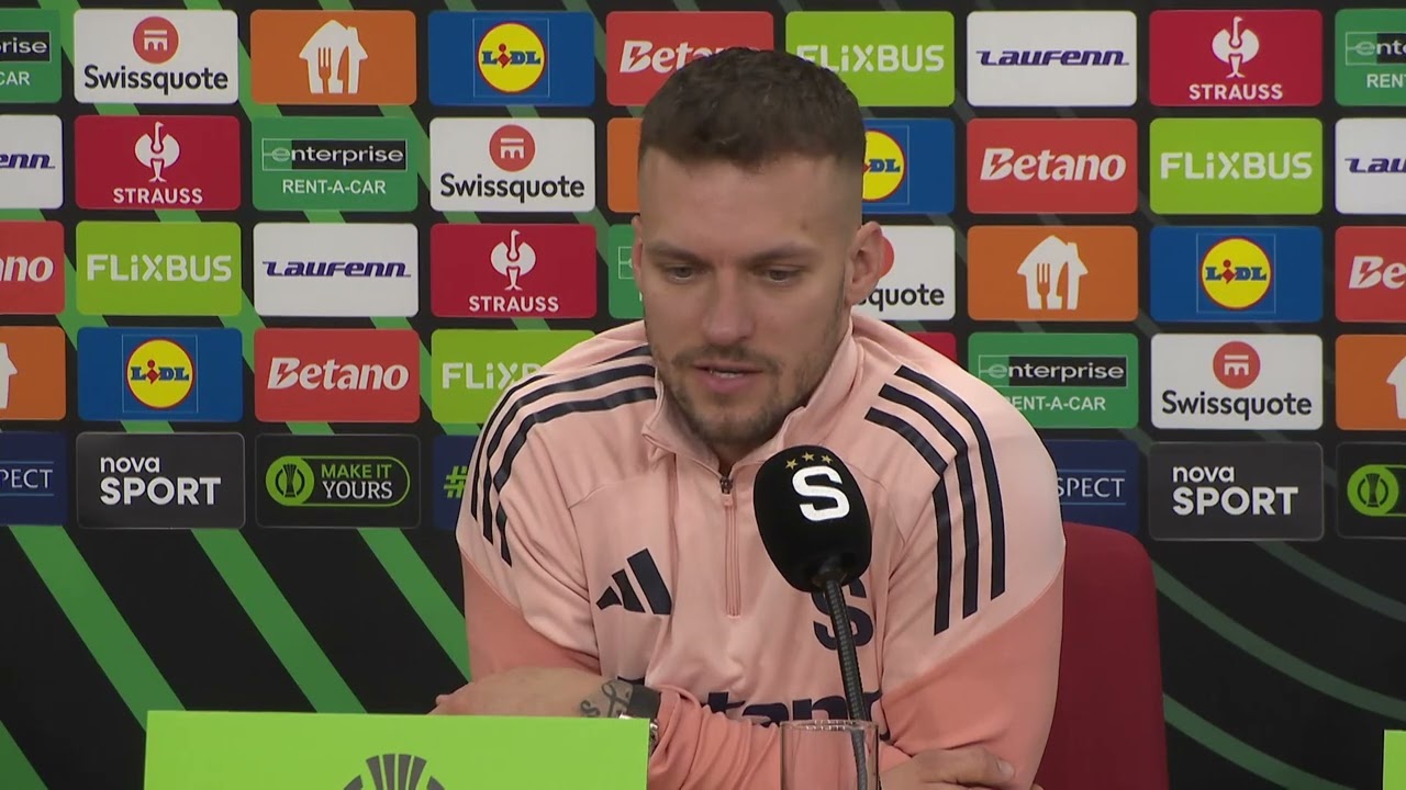 KONFERENČNÍ LIGA: Kapitán AC Sparta Praha Lukáš Haraslín