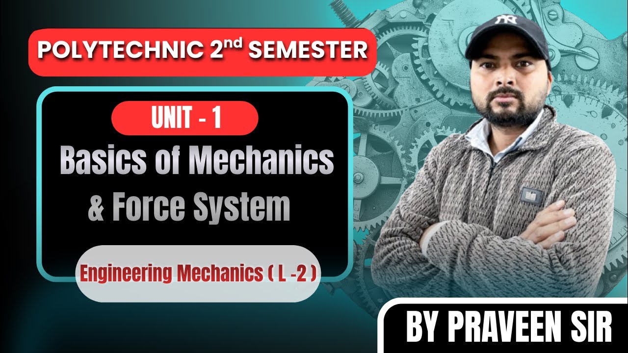 Force System | Engineering Mechanics | Polytechnic 2nd Semester | Unit - 1 | TBB Polytechnic