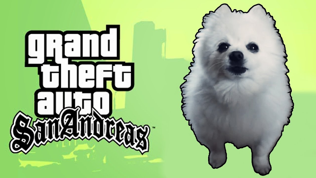 GTA SAN ANDREAS em CACHORR&Ecirc;S