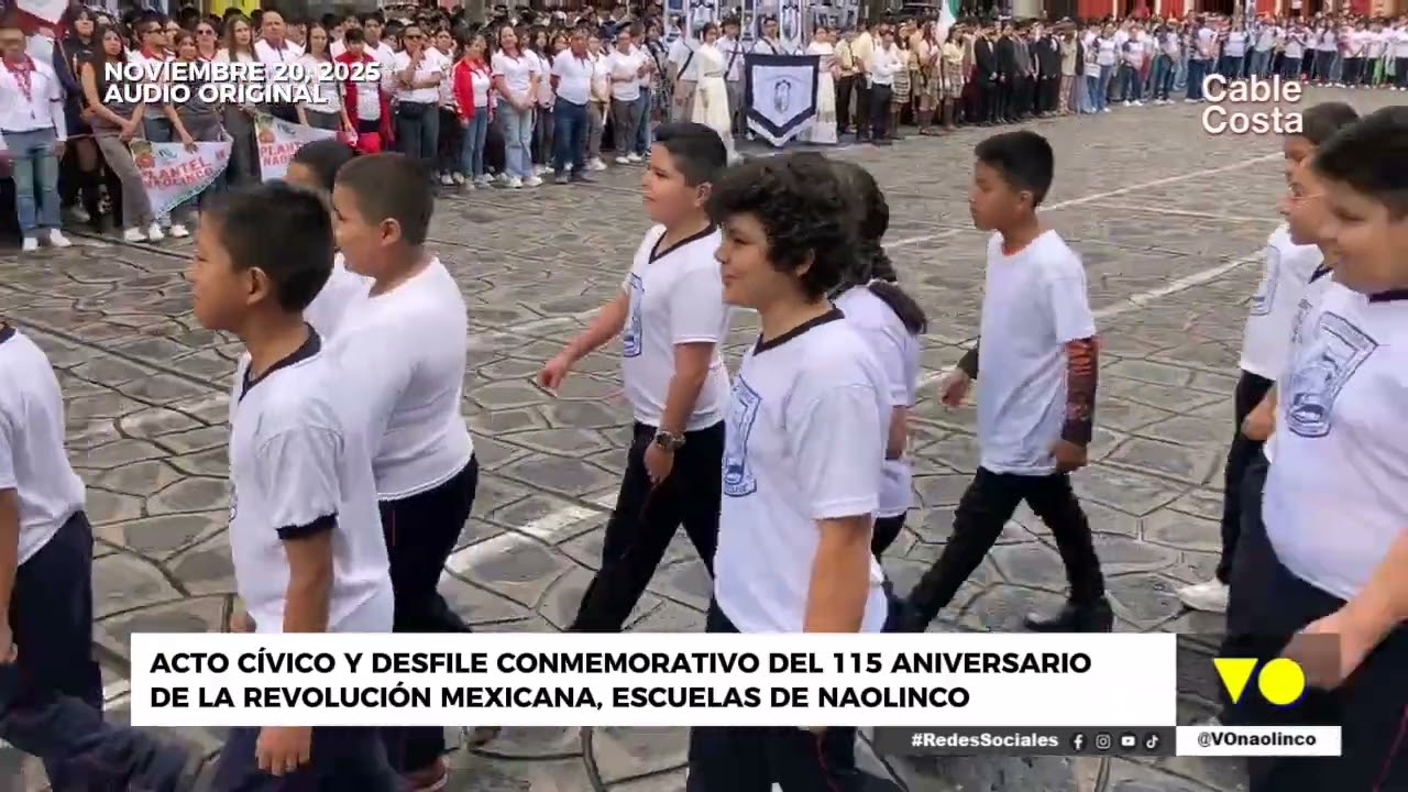 115 ANIVERSARIO DE LA REVOLUCIÓN MEXICANA, ACTO Y DESFILE 