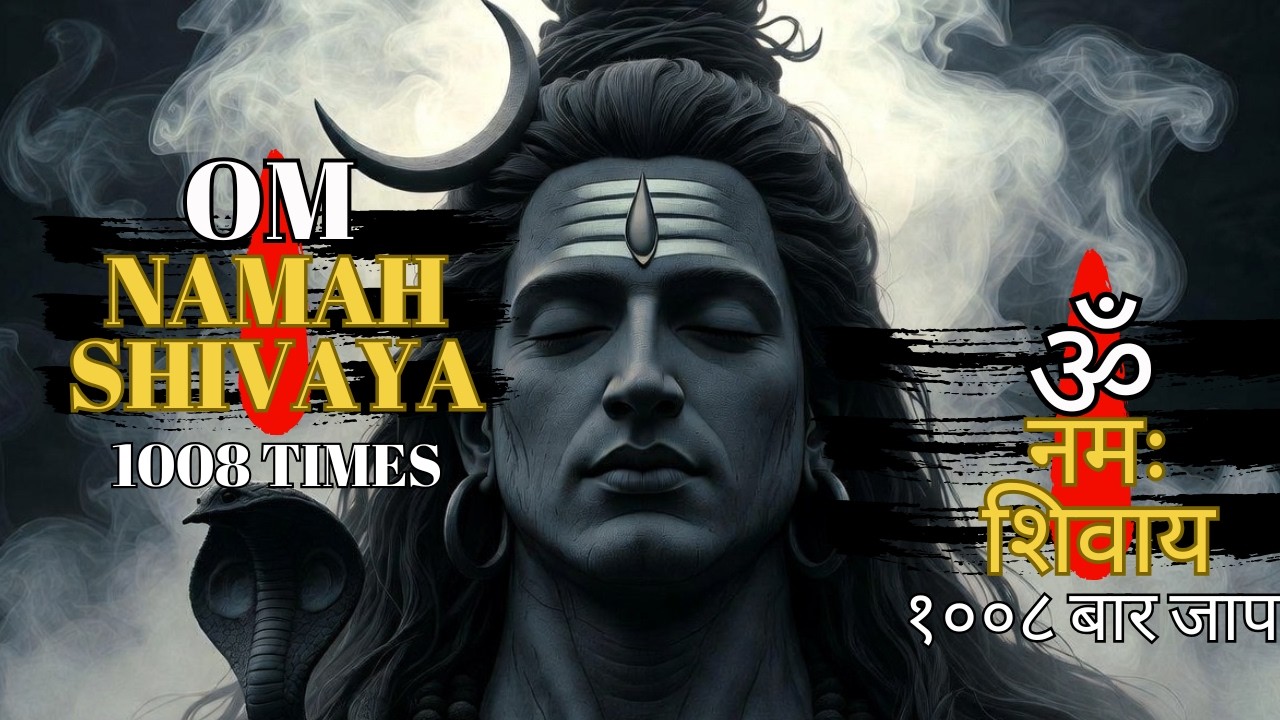 Om Namah Shivaya 1008 Times | Powerful Shiva Mantra Chanting | Remove Negative Energy