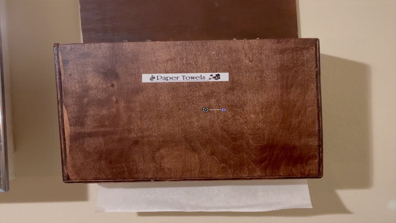 DIY   PAPER TOWEL DISPENSER : Paper Towel Holder