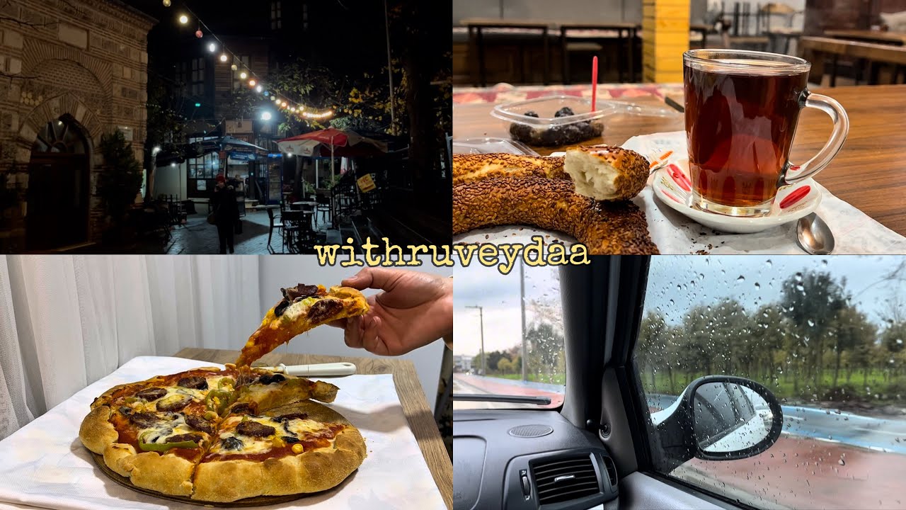 Sessiz Vlog 2| Pizza Tarifi 🍕|Tarihi Taş Fırın 🥯| Pazar Alışverişi