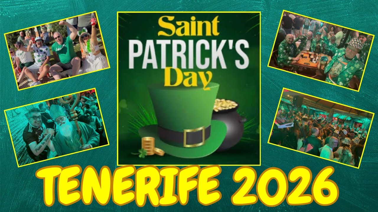 ТЕНЕРИФЕ - ДЕНЬ СВЯТОГО ПАТРИКА 2026 - ВРЕМЯ ДЛЯ ПАБЫ-ТУРА!! #tenerife #stpatricksday