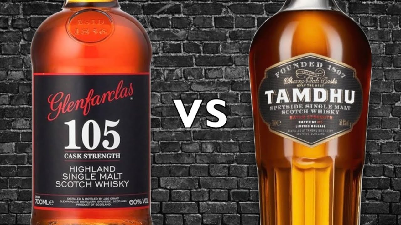Glenfarclas 105 против Tamdhu Batch Strength Single Malt Scotch Whisky
