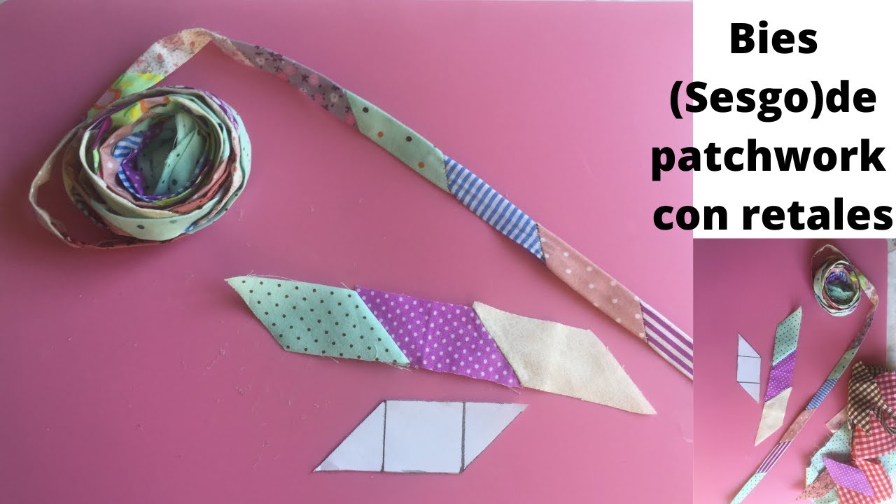 DIY c&oacute;mo hacer diferente tipo de Bies (Sesgo) de patchwok  &iexcl;con truco muy practico !