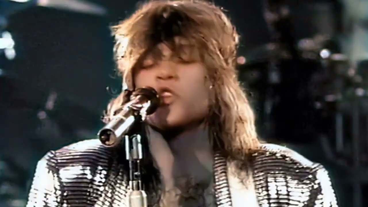 Bon Jovi Live Wanted Dead or Alive (Studio March 1987) BEST ACOUSTIC PERFORMANCE EVER