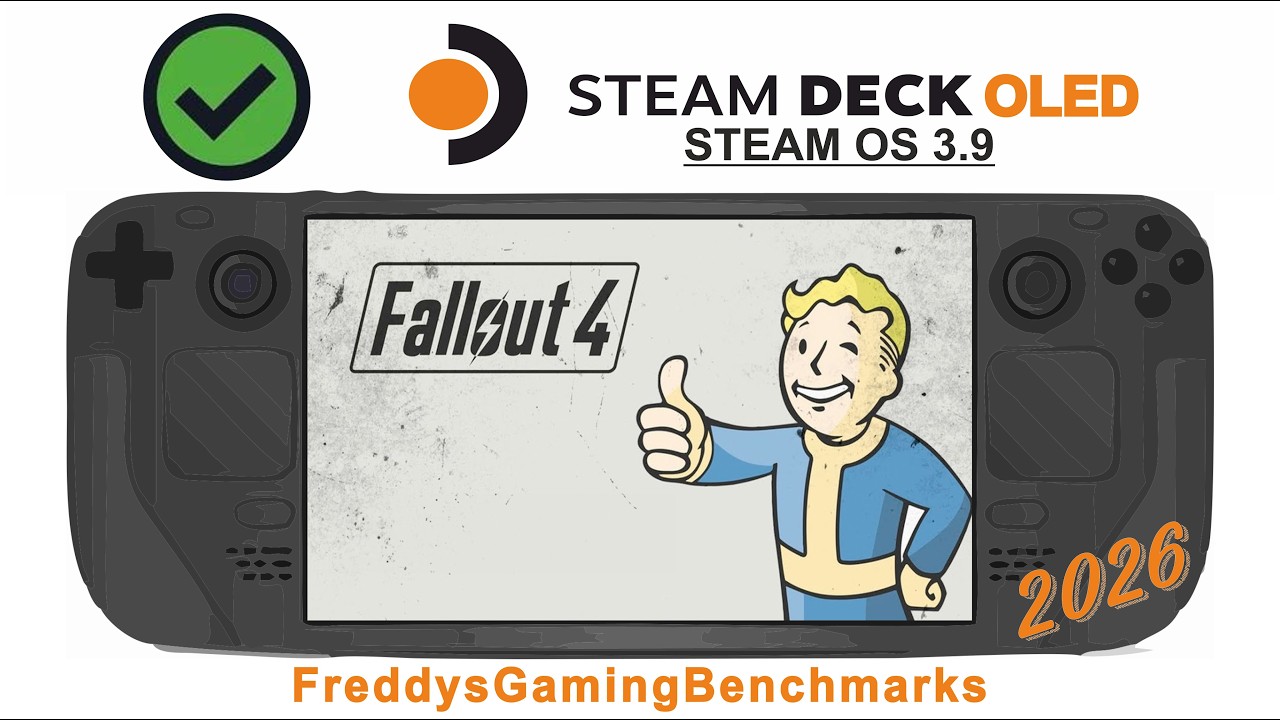 Fallout 4 (тест 03.2026) на Steam Deck OLED с Steam OS 3.9
