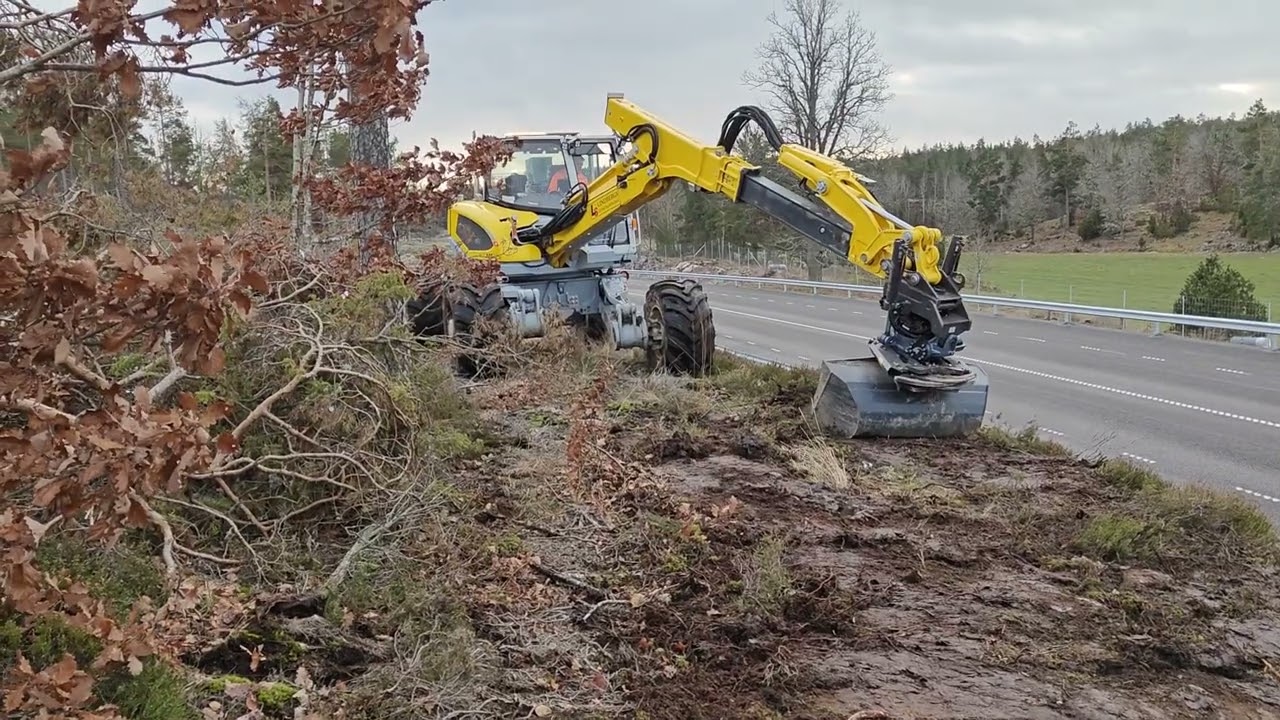 Markplanering med Menzi Muck M545X