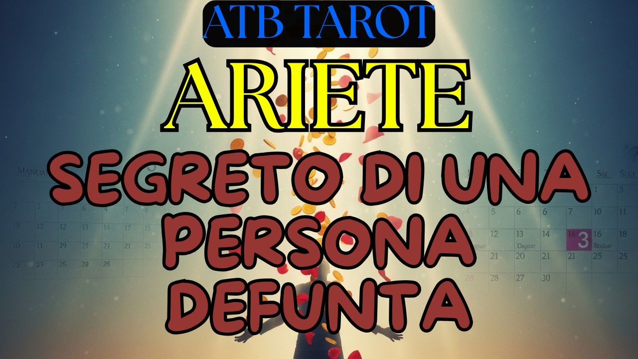 ARIETE: PRESAGIO 100% CERTO AMORE E DENARO NEI PROSSIMI 3 MESI