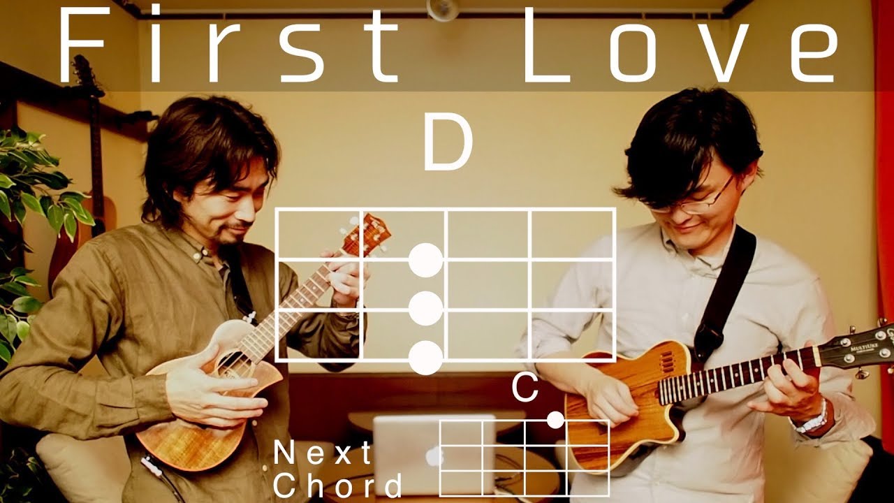 First Love - 宇多田ヒカル 【TAB譜→コメント欄リンク】【初心者向けウクレレコード動画】