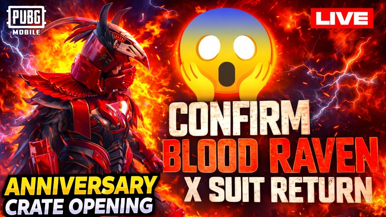🔴 LIVE || New Anniversary Create Opening – PUBG Mobile #live #gaming #pubglive