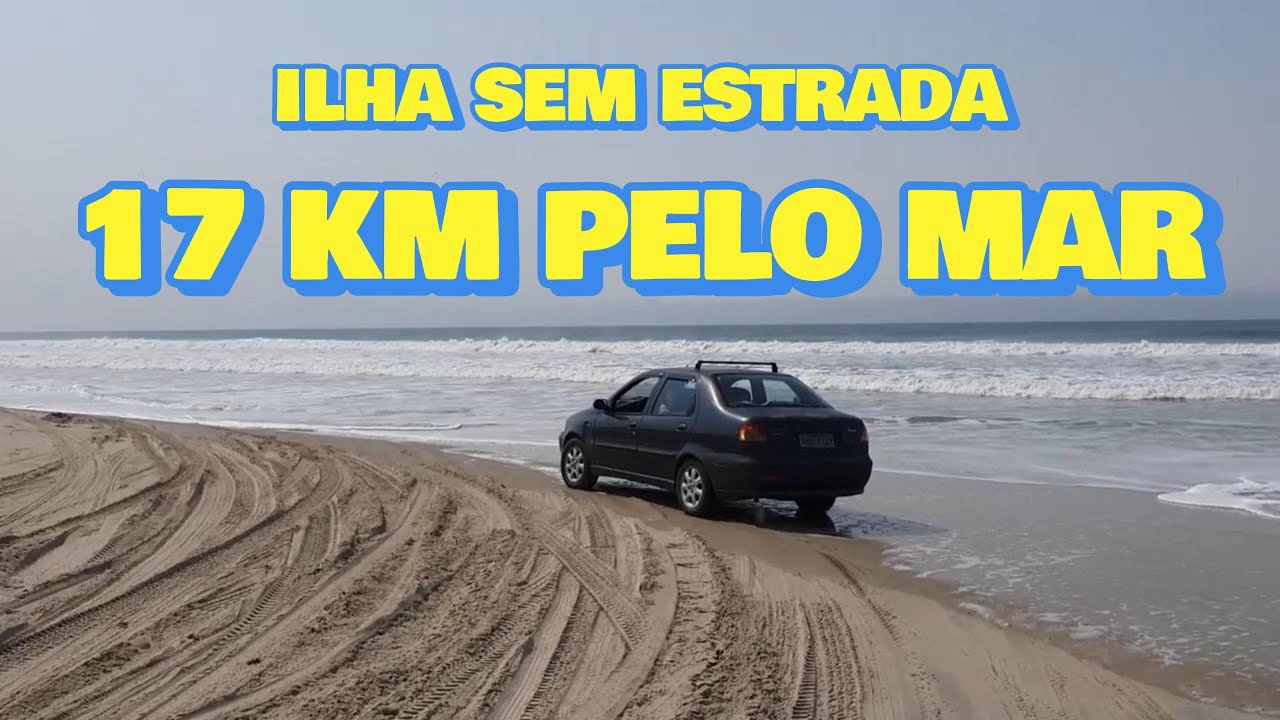 ILHA COMPRIDA (ep.3) - De carro por 17 KM de PRAIA e RIOS sem atolar o SIENA