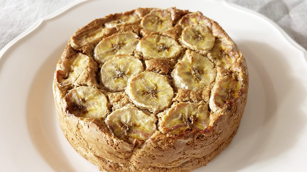 폭신한 바나나 케이크 No밀가루No버터No오일No베이킹파우더 ㅣBanana Cake 