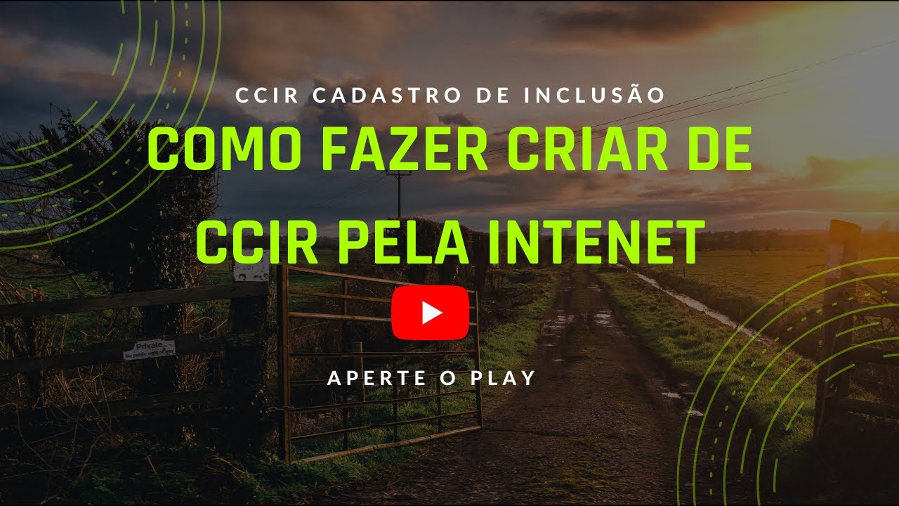Como criar CCIR pela Internet
